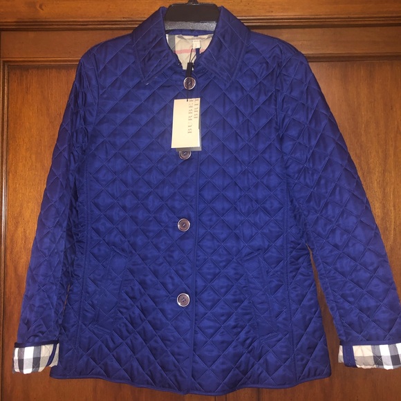 Burberry Jackets & Blazers - Burberry Copford Quilted Jacket- Sapphire